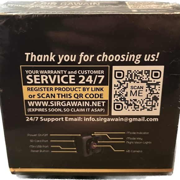 Sir Gawain Action Mini Camera G007 - Picture 2 of 2